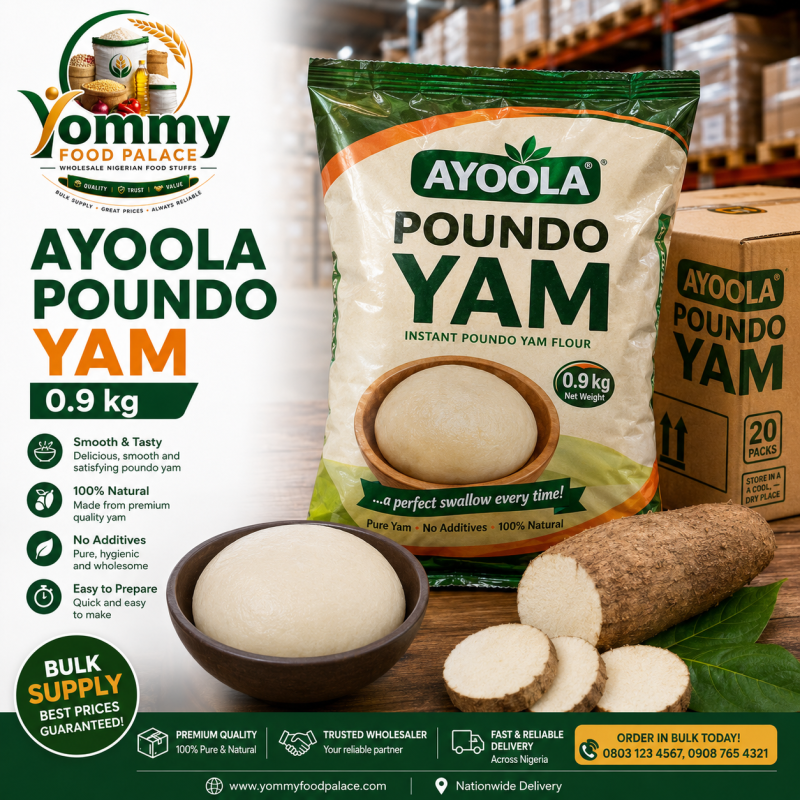 Ayoola Poundo Yam 0.9 kg